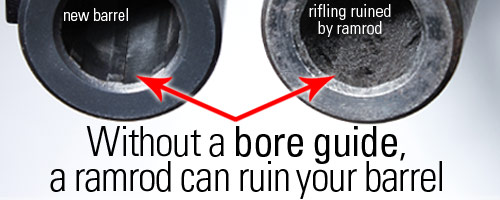 bore guide can save your rifle from damage from your ramrod