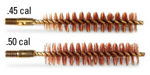 .45 cal and .50 cal cleaning bore brushes for your muzzleloader